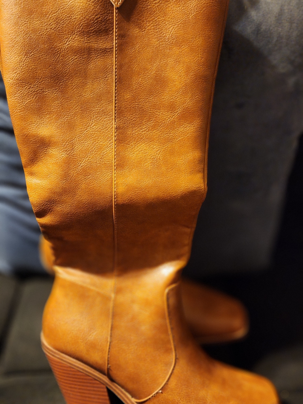 Kohl's Cognac Brown Cowgirl Boot